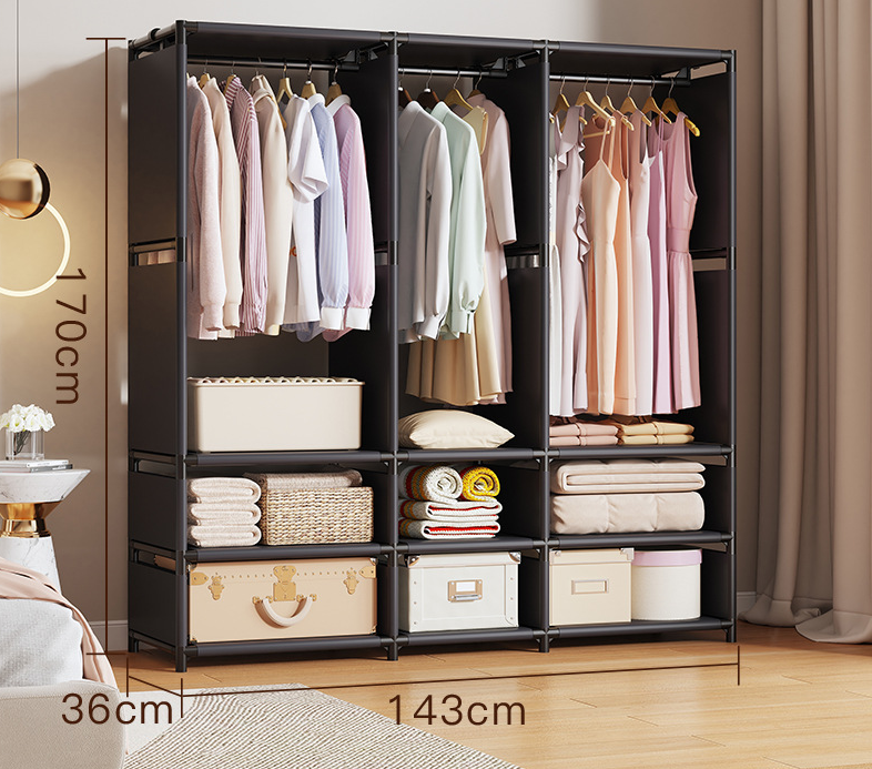 Bedroom Wardrobe 10 Hangers