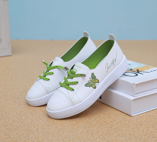 Women's Low-top Trendy Versatile White Shoes