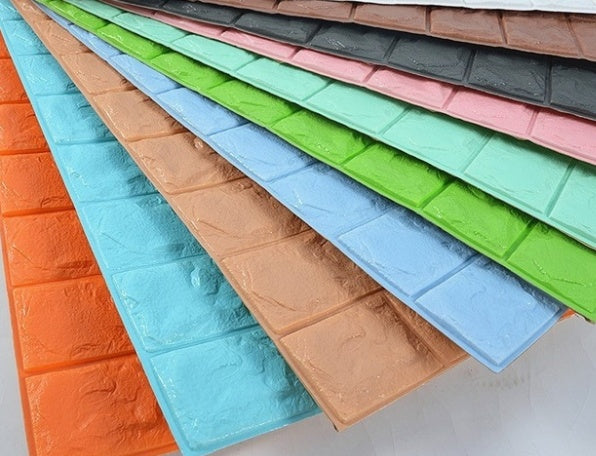 Bedroom 3D wall tiling