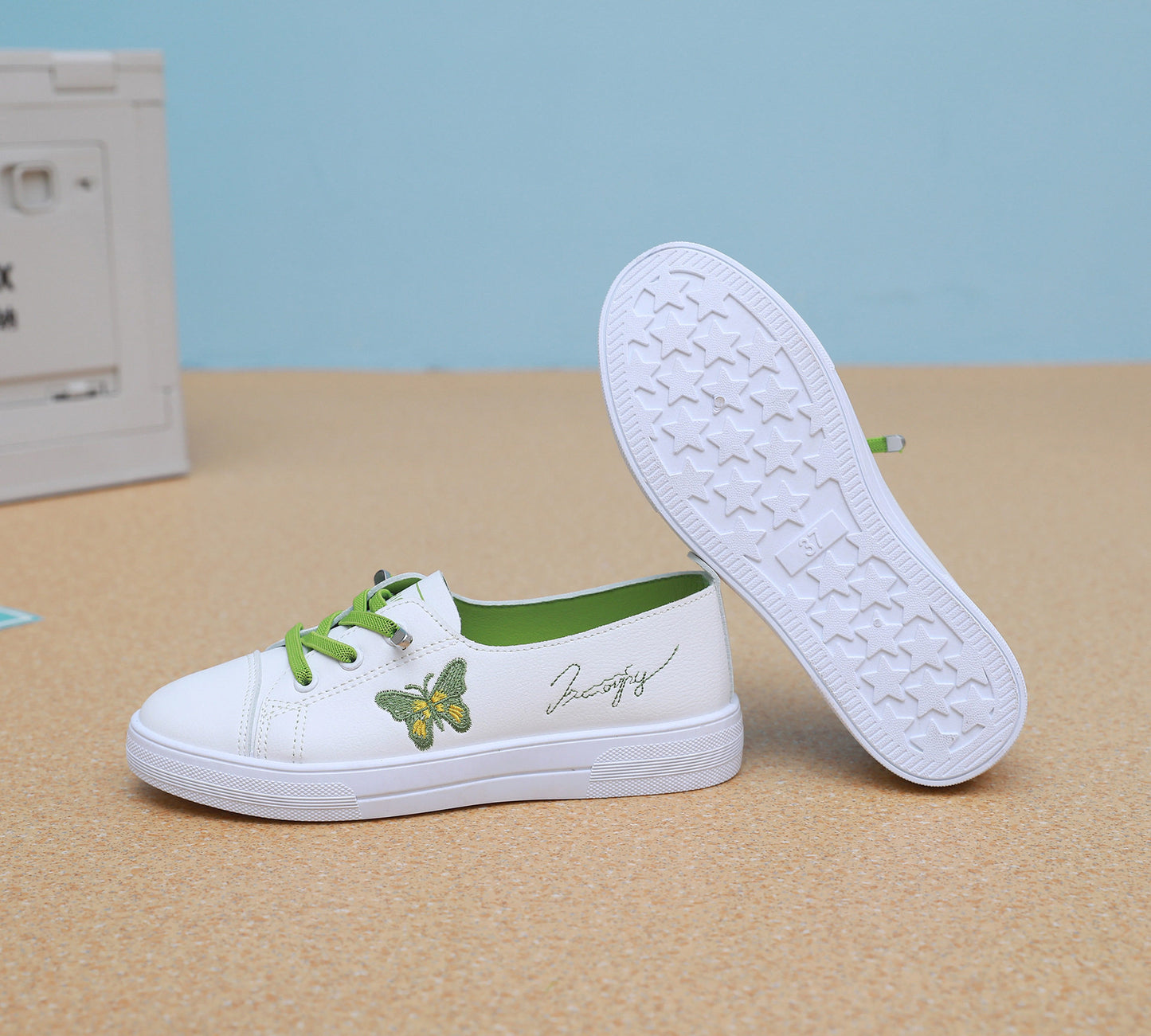 Women's Low-top Trendy Versatile White Shoes