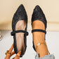 Lace-mesh Pointed-toe Low-cut Flats For Women Flat-bottomed Casual And Breathable