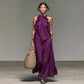 Resort-style Ruffled Halterneck Sleeveless Dress Loose-fitting And Figure-flattering Maxi Skirt