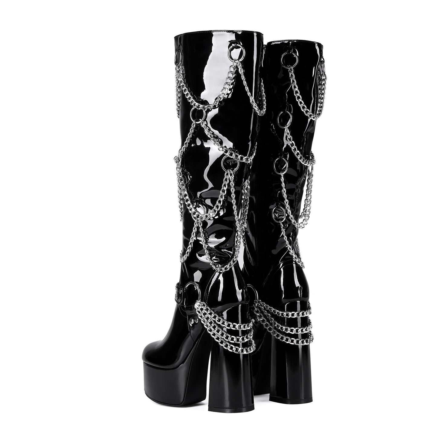 Extra-thick High Heel Plus-size Thigh-high Boots For Women