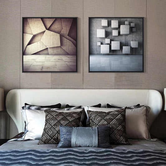 Bedroom bedside painting canvas core