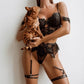 Lingerie Sexy Women Lace Hollow Embroidery Garter