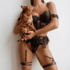 Lingerie Sexy Women Lace Hollow Embroidery Garter