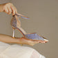Women's Versatile Satin Anti-Collision High Heels
