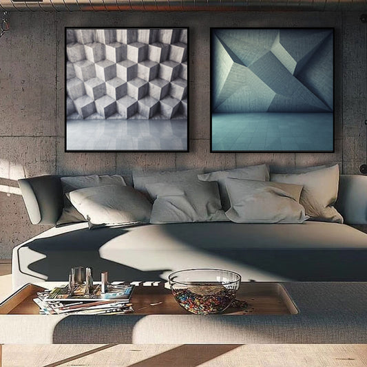 Bedroom bedside painting canvas core