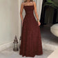 Spice Girl Wind Wine Red Dress With Suspenders