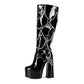 Extra-thick High Heel Plus-size Thigh-high Boots For Women