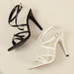 Pointed-toe Buckle Stiletto Heels For Women