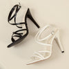 Pointed-toe Buckle Stiletto Heels For Women