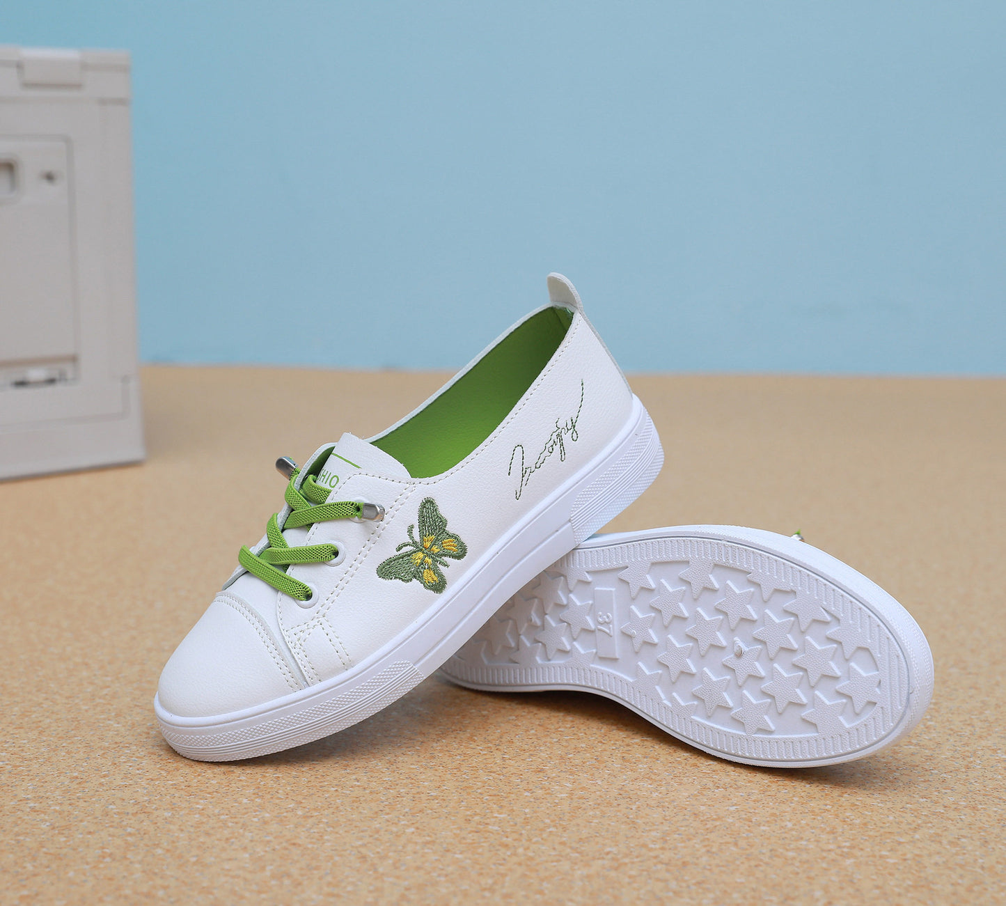 Women's Low-top Trendy Versatile White Shoes