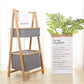Bamboo Fabric Storage Rack Bedroom
